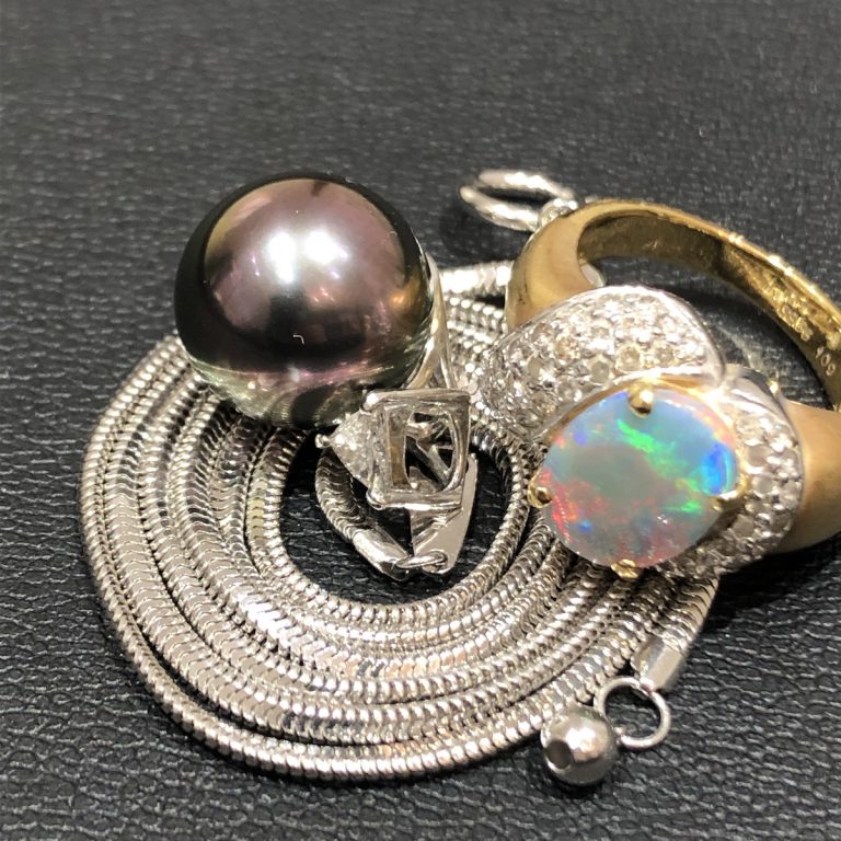 K18リング / K18WGネックレス