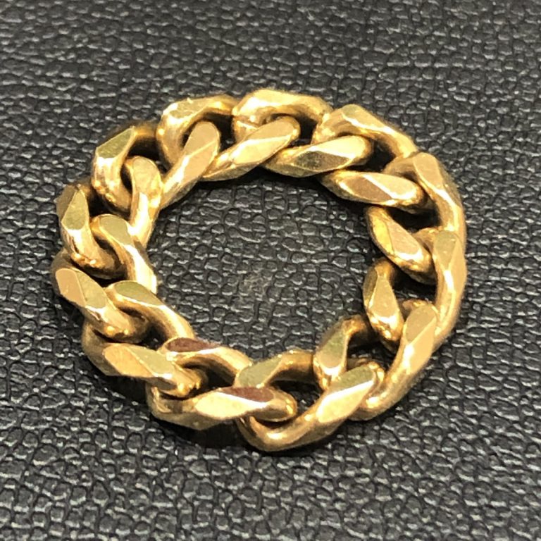 K18チェーンリング