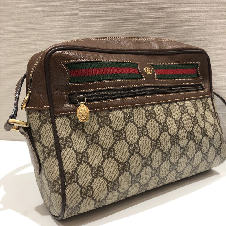 グッチ ショルダーバッグ  シェリーライン GGキャンバス