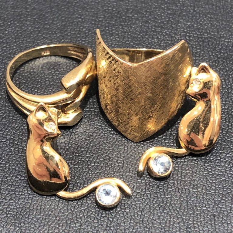 K18 / リング イヤリング