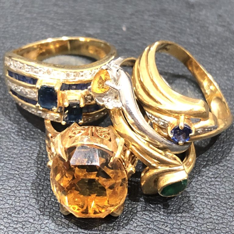 K18リング / Pt900リング