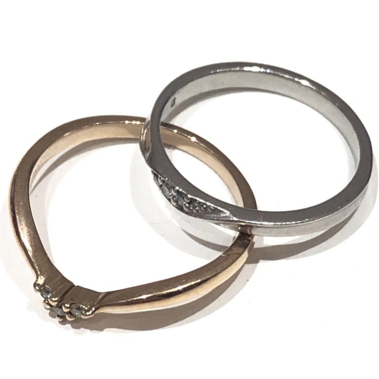 K18 / Pt900 / リング